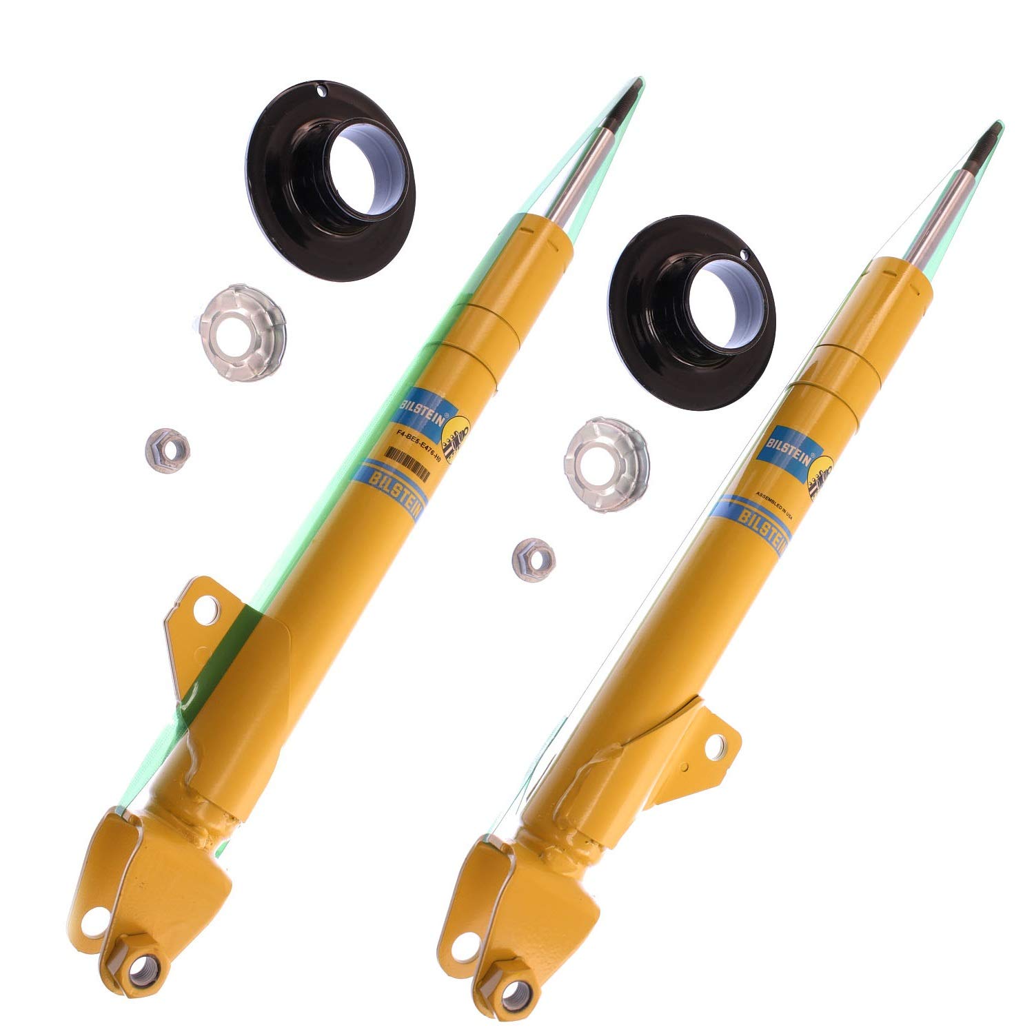 Bilstein B6 Performance Shock Absorbers - Pair Set of 2 Front Shocks for Chrysler 300 & Dodge Charger - Premium Ride Comfort & Handling for Highway & City Driving