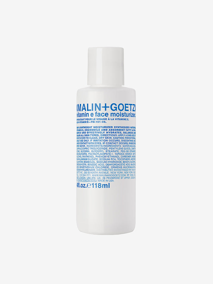 Malin+Goetz Vitamin E Face Moisturizer - Hydrating & Nourishing Cream for Dry Skin | Day & Night Use for Healthy Glow | Perfect for Sensitive Skin & Anti-Aging Routine
