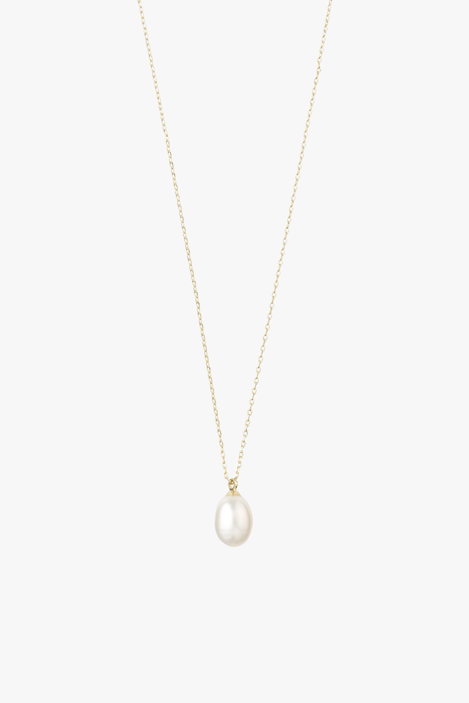 Elegant 14K Gold Pearl Drop Pendant Necklace for Women - Perfect for Weddings, Parties & Special Occasions