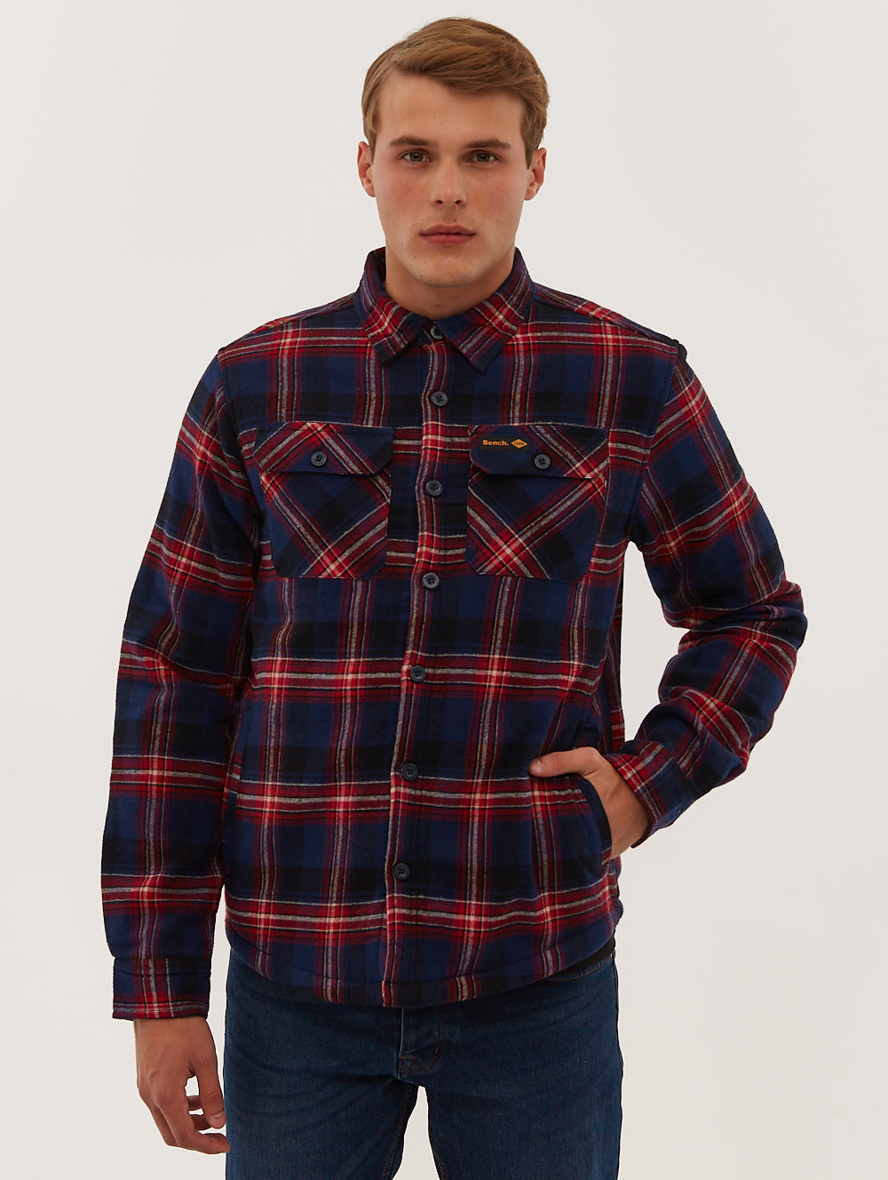 Marconi Men's Flannel Checkered Shirt - Soft Plaid Long Sleeve Button Down for Casual Wear & Outdoor Activities