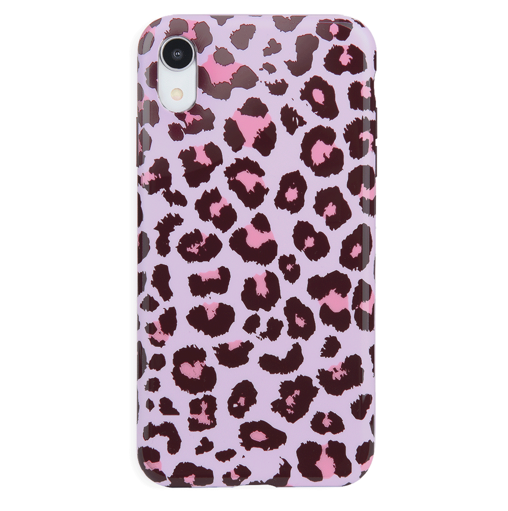 Stylish Pink Leopard Print iPhone Case - Trendy Protective Cover for iPhone Models | Perfect Gift for Women & Girls | Great for Everyday Use, Travel & Fashion Accessories