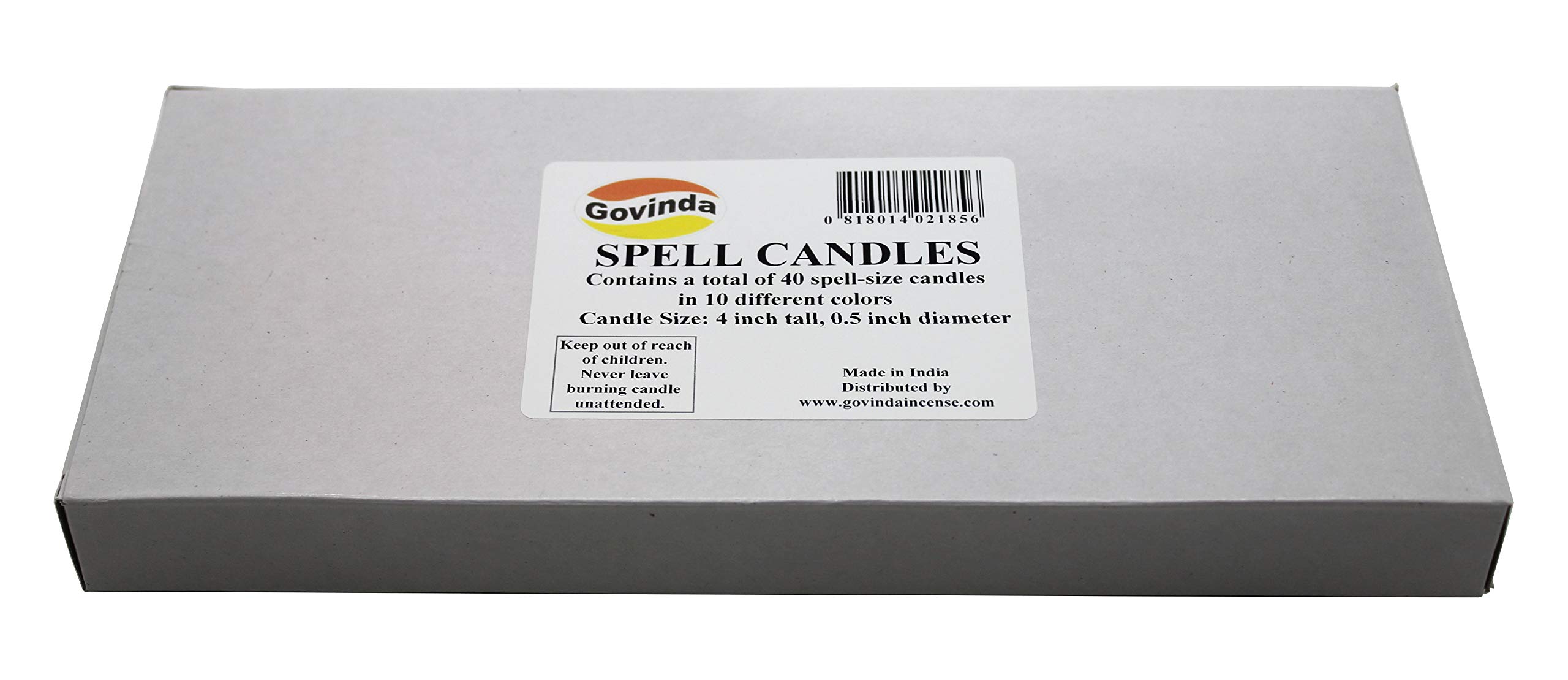 Govinda - 40 Pack Spell Candles for Rituals & Meditation - 4