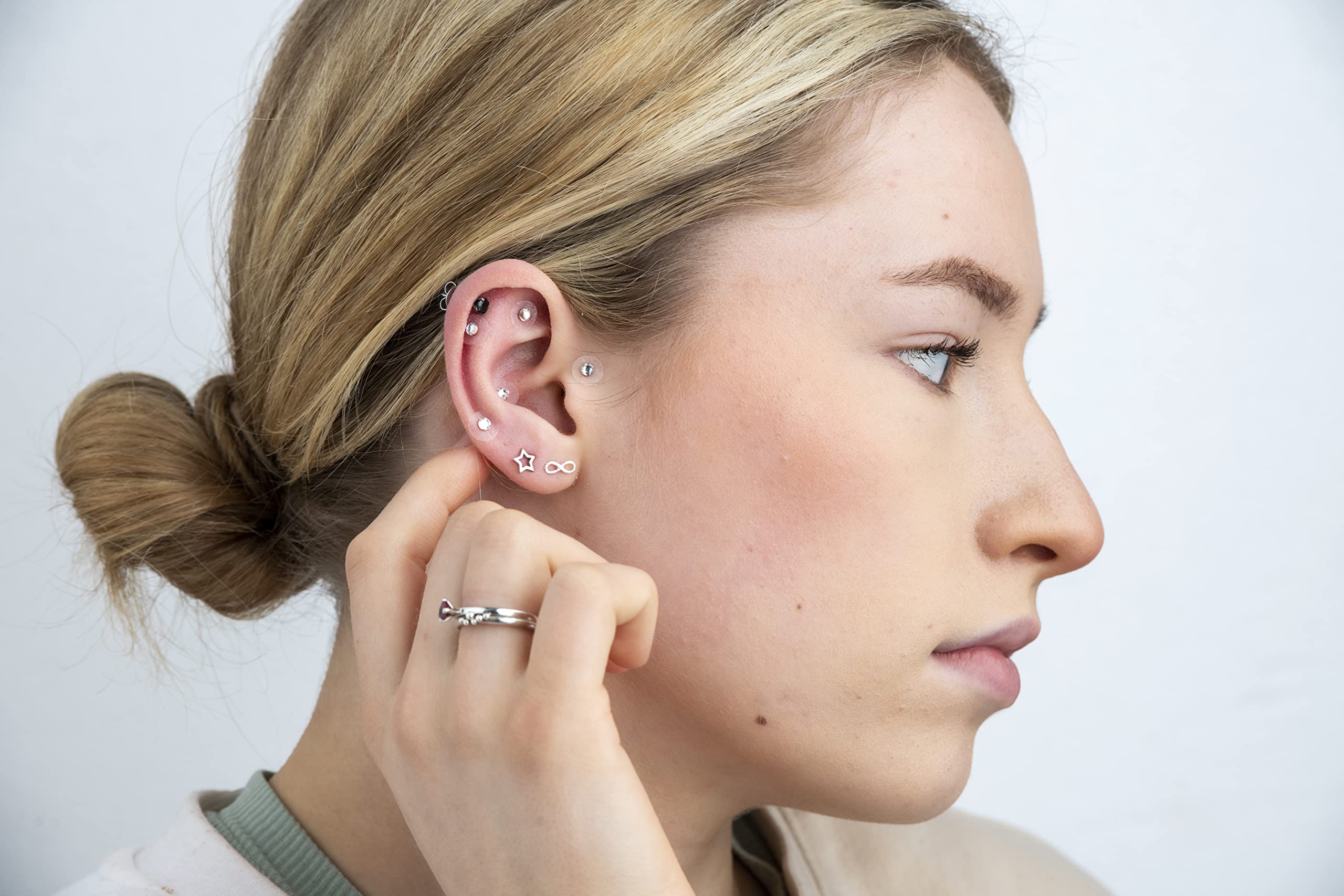 AcuPips Acupressure Ear Seeds Kit - 20 Crystal Ear Seeds for Stress & Anxiety Relief - Acupuncturist Designed with Ear Map Guide - Perfect for Meditation, Sleep Aid & Holistic Wellness