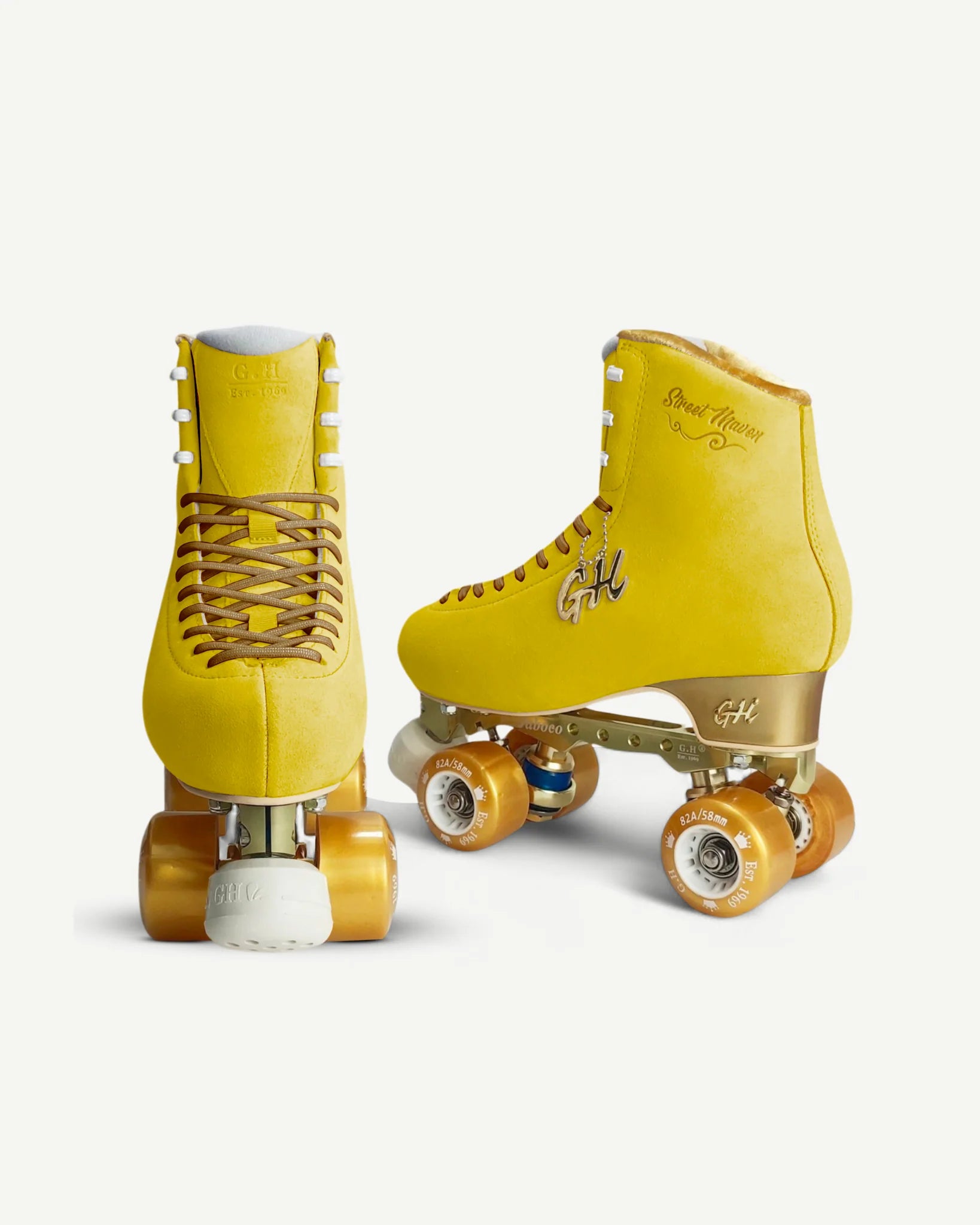 GH Street Maven Quad Roller Skates with/without Air Vents - Premium Outdoor & Indoor Skates for Adults, Street Skating, Fitness & Rink Fun