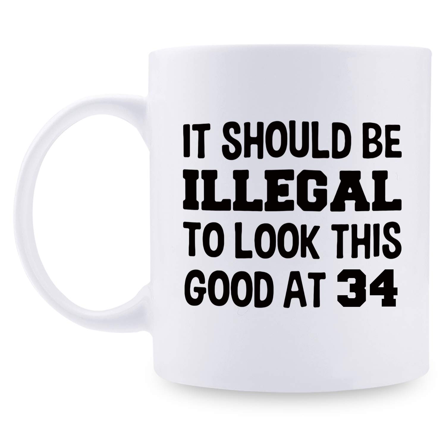 1985 Themed 34th Birthday Gifts for Women - 11oz Funny Coffee Mug for Mom, Wife, Sister, Friend, Her, Colleague | Perfect for Office, Home & Birthday Celebrations