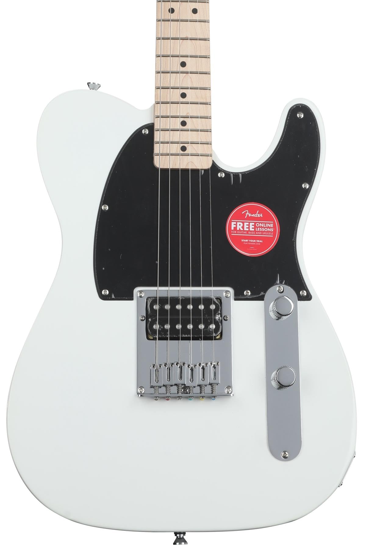 Squier 6 String Solid-Body Electric Guitar for Beginners & Professionals - Right-Handed Arctic White (0373553580) - Perfect for Rock, Blues & Live Performances