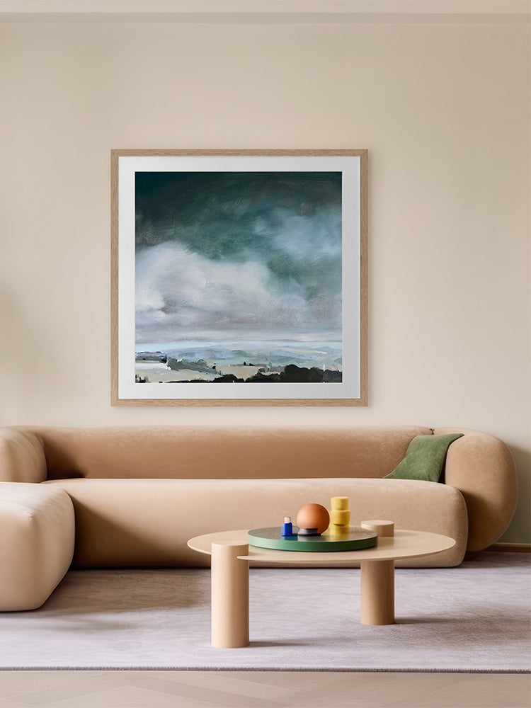 Breathe Framed Art Print - Inspirational Wall Decor for Home, Office & Meditation Spaces - Perfect for Living Room, Bedroom or Yoga Studio