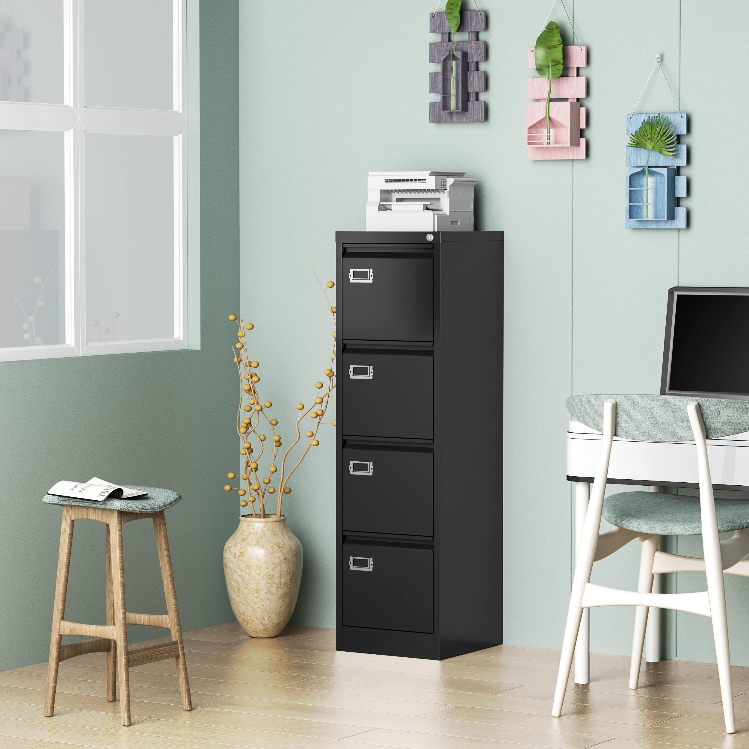 4 Drawer Locking File Cabinet - 18