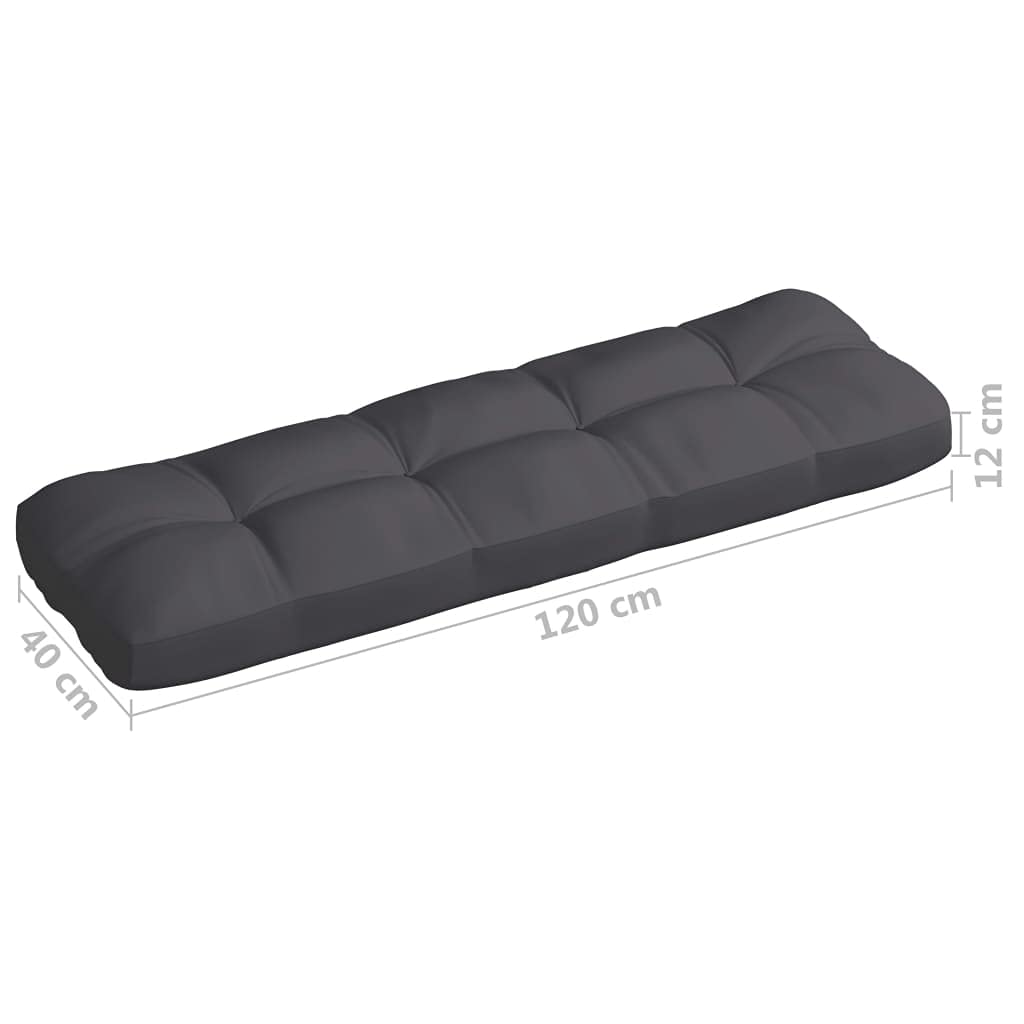 5-Piece Universal Pallet Sofa Cushion Set - Thick Padded Seat Cushions Replacement for Chaise Lounger, Outdoor Patio, Garden & Decorative Chairs - Waterproof & Comfortable for Backyard, Poolside & Deck Relaxation
