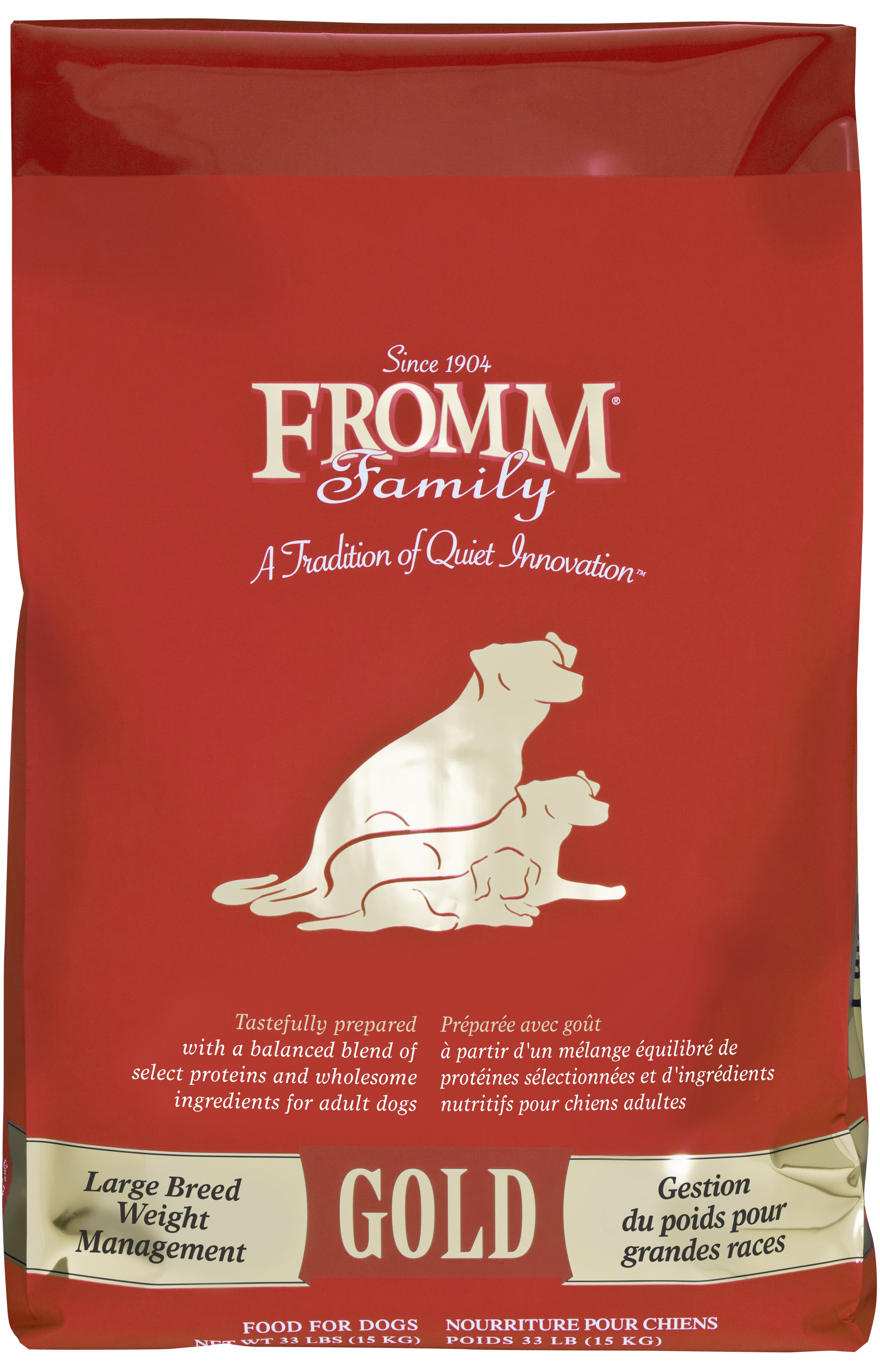 Fromm Gold Grain-Free Dry Dog Food for Large Breeds - Weight Management Formula - High Protein & Nutrient-Rich Kibble for Adult Dogs | Perfect for Weight Control & Joint Health Maintenance