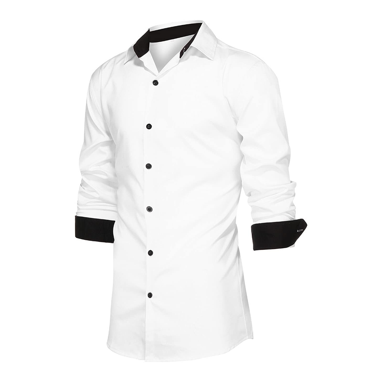 Men's Casual Button Down Dress Shirts - Long Sleeve Regular Fit Oxford Shirt for Work & Business | Western Style Formal Wear | Perfect for Office, Interviews & Special Occasions
