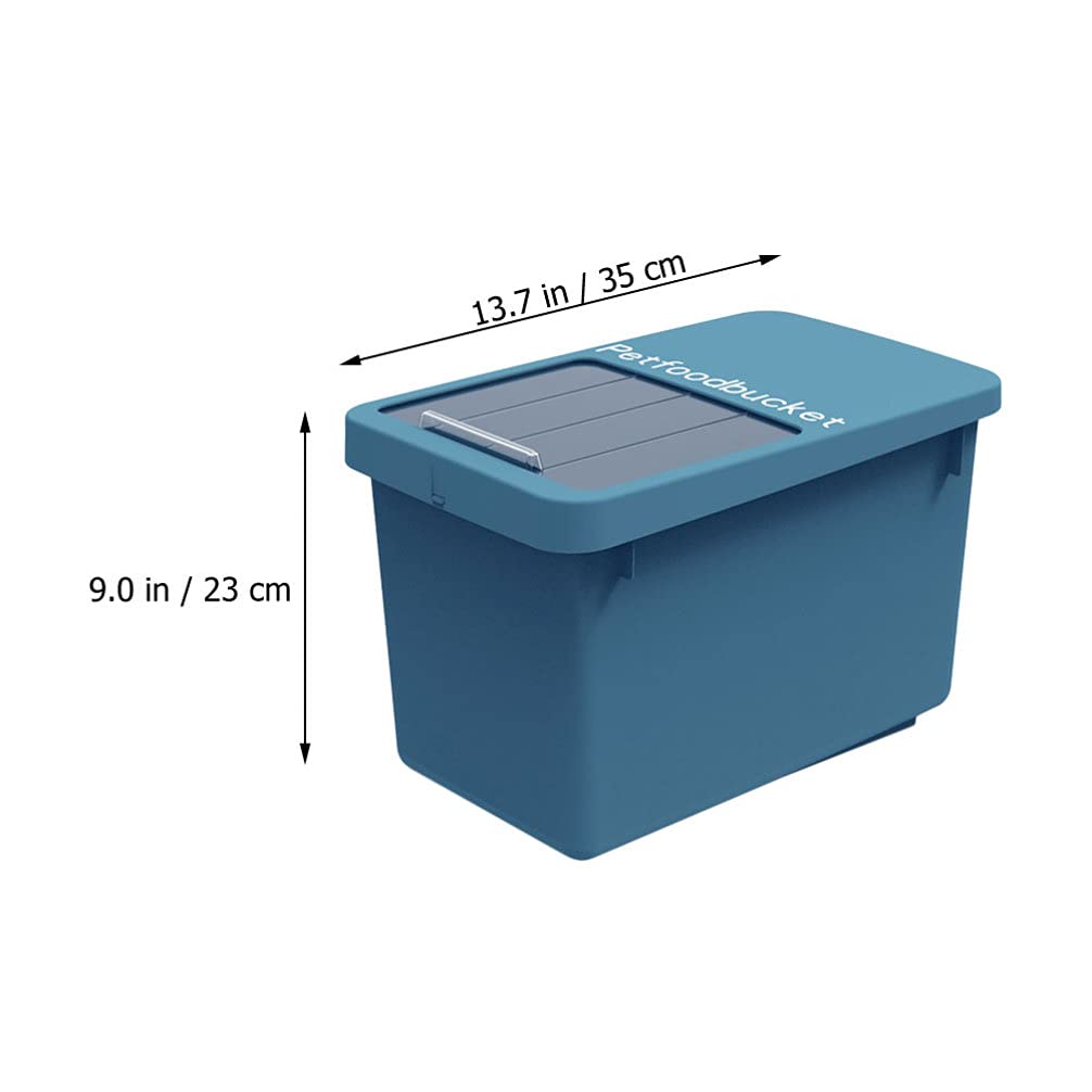 1pc Large Capacity Airtight Pet Food Storage Container - Sealed Grain Bin for Cat & Dog Food - Perfect for Dry Food, Treats, and Bulk Grain Storage at Home