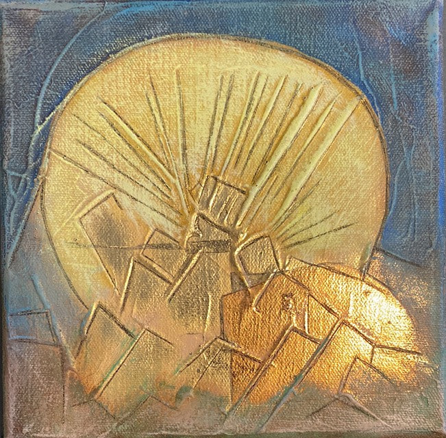 Laura Maze: Gilded Light - Elegant Home Decor for Living Room, Bedroom & Office | Perfect for Wall Art, Gift Giving & Interior Design