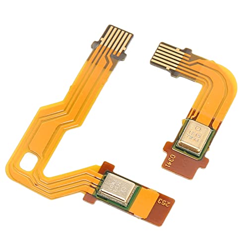 Yunseity Microphone Flex Cable Replacement - 2 Pack Inner Mic Ribbon Cable for Controller Speaker L/R Connector | Compatible with [Device Models] | Perfect for Gaming Headsets, Audio Repairs & DIY Electronics Projects