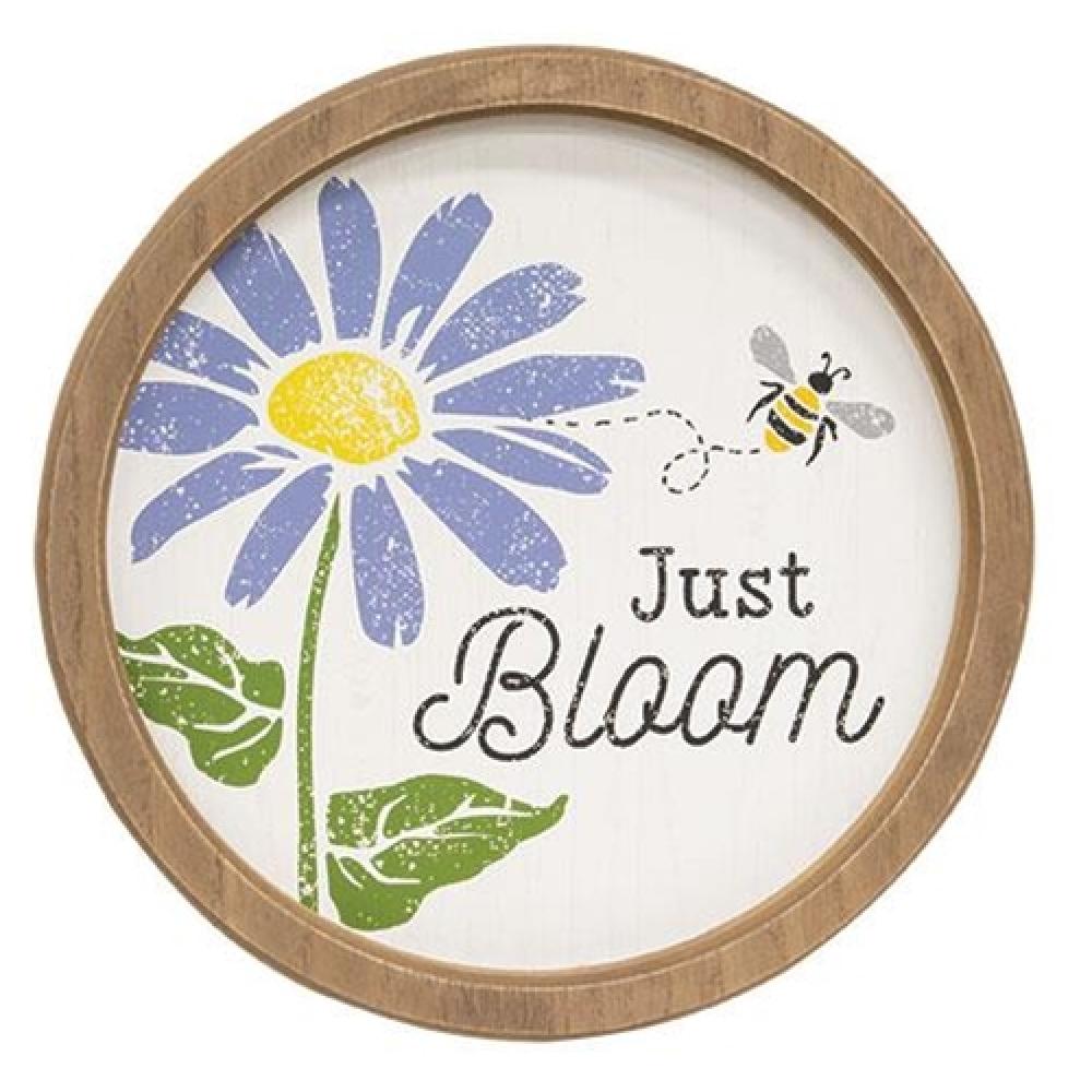Just Bloom Circle Frame - Elegant Floral Wall Decor for Living Room, Bedroom & Office | Perfect for Home Decor & Gifts