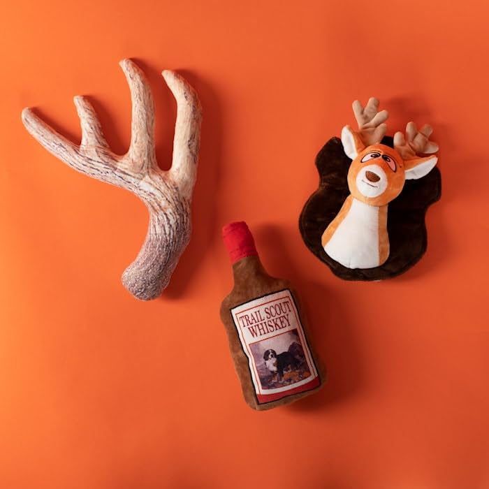 Fringe Studio OH Deer Plush Dog Toy - Wagsdale Dog Toy Collection (289759) | Soft & Durable Chew Toy for Small & Medium Dogs | Perfect for Playtime, Training & Cuddling