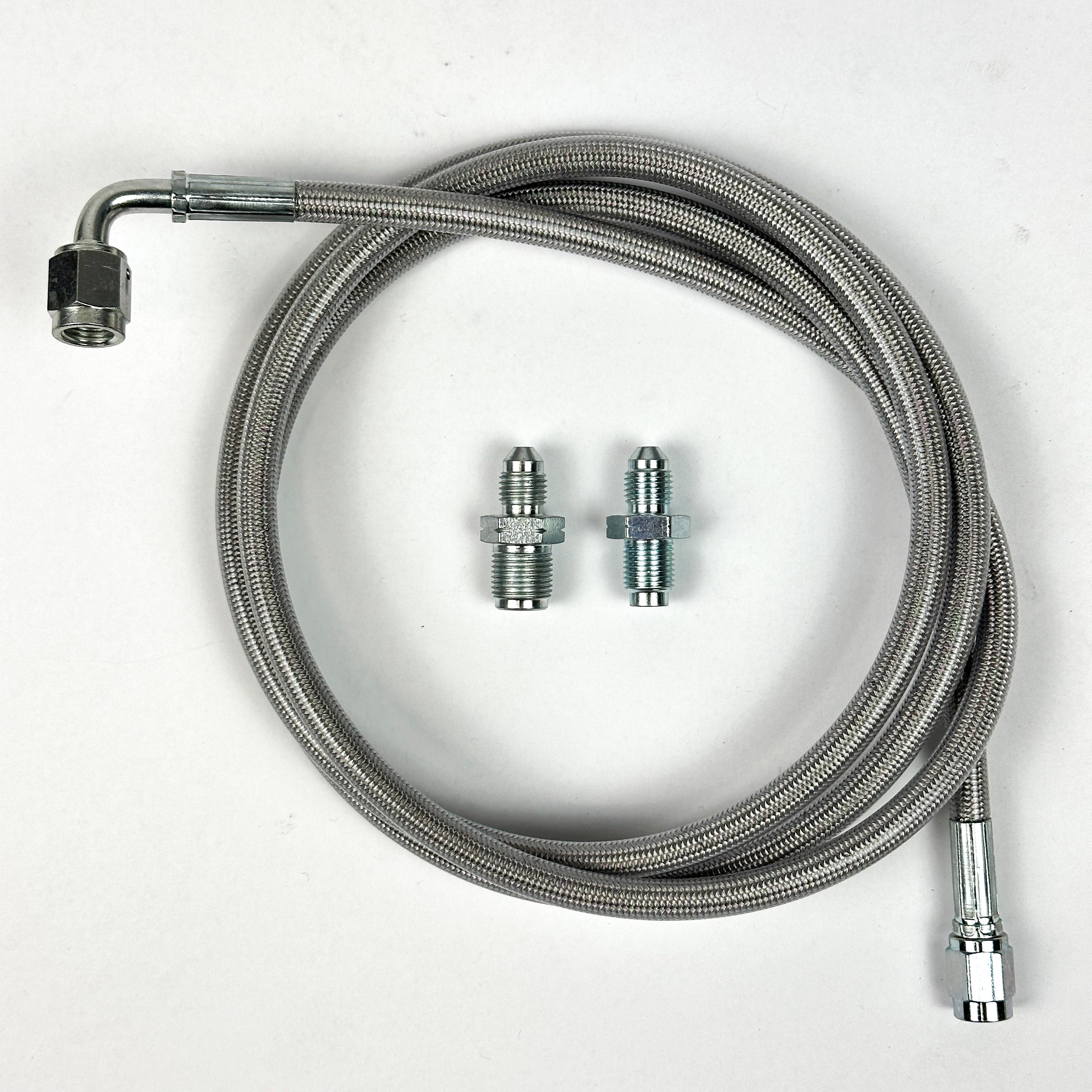 EM2 Clutch Master Cylinder & Slave Cylinder Kit with Stainless Steel Line - Compatible with 2006-2011 Honda Civic 1.8L - Perfect for Clutch System Repair & Performance Upgrades