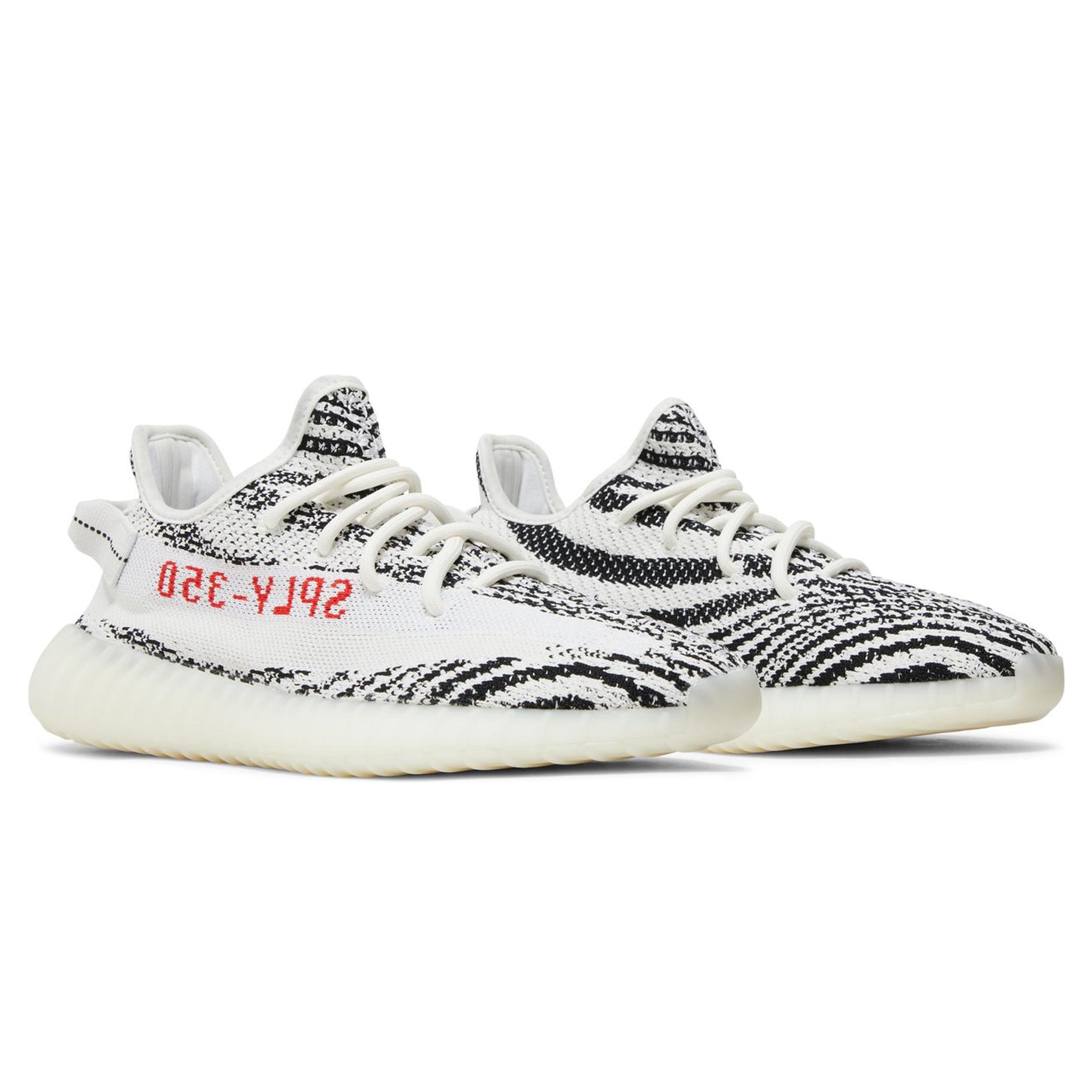 Adidas Yeezy Boost 350 V2 Zebra Sneakers - Men's & Women's Running Shoes (2017/2022/2023 Releases) | Comfortable Lightweight for Jogging, Gym Workouts & Streetwear Fashion