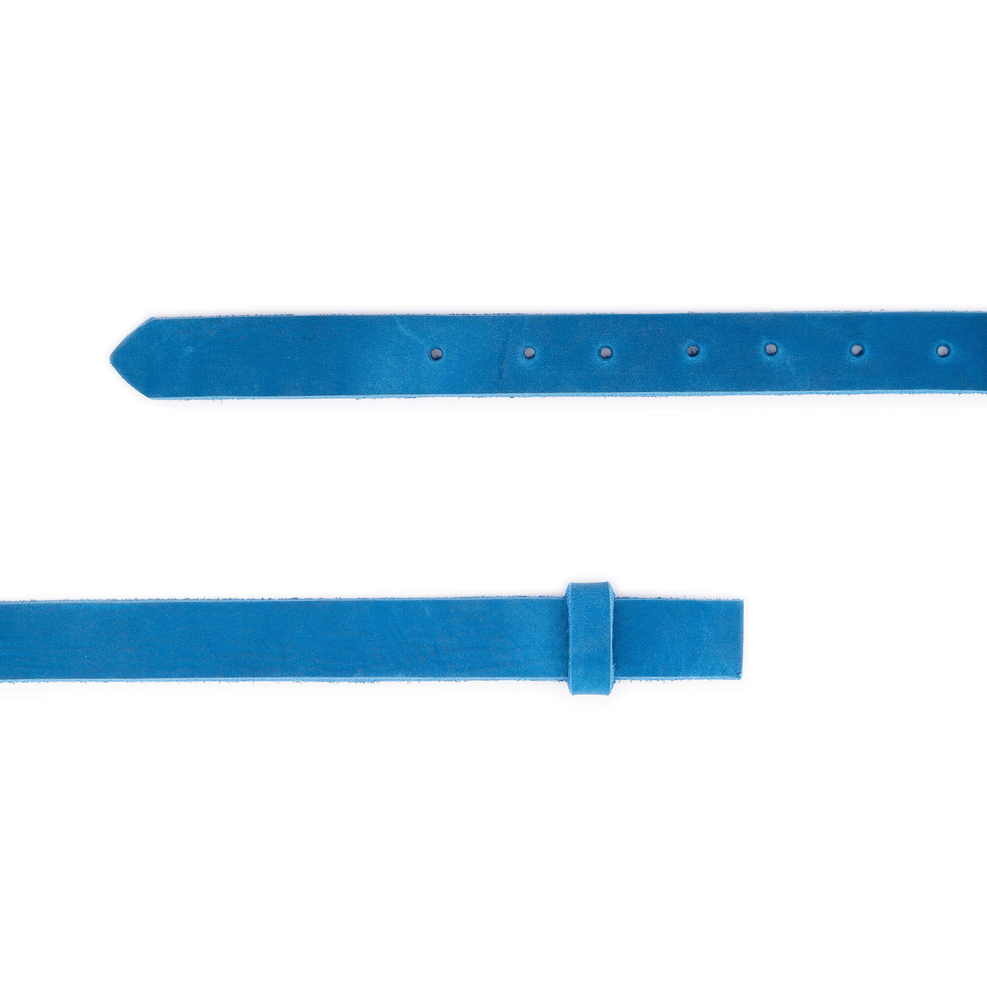 2.5 cm Soft Azure Leather Belt Strap Replacement for Dunhill Buckles - Premium Genuine Leather Accessory for Men & Women - Perfect for Casual, Office & Formal Wear