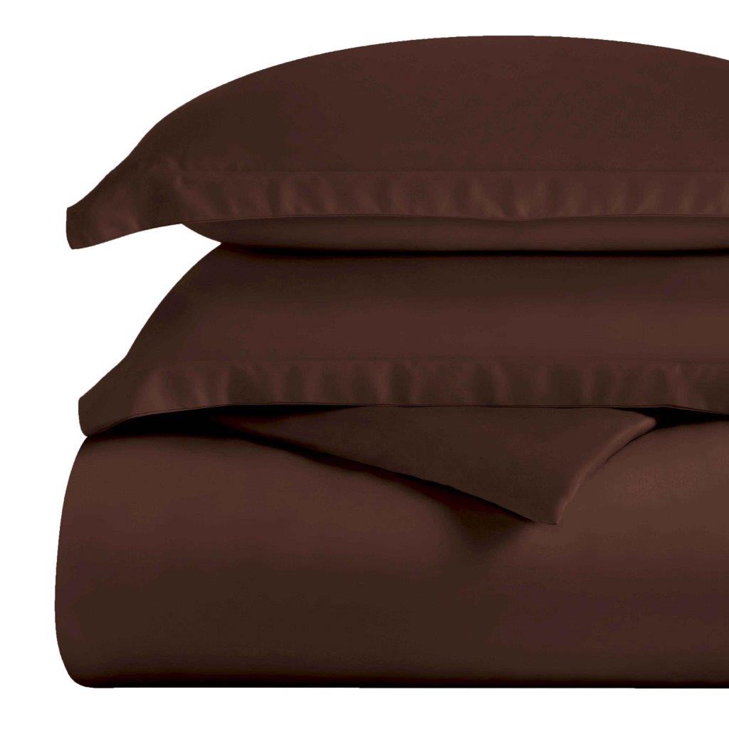 Premium 100% Egyptian Cotton Duvet Cover Set - 300 Thread Count, Breathable & Soft Bedding for All Seasons - Perfect for Master Bedroom, Guest Room & Luxury Hotels