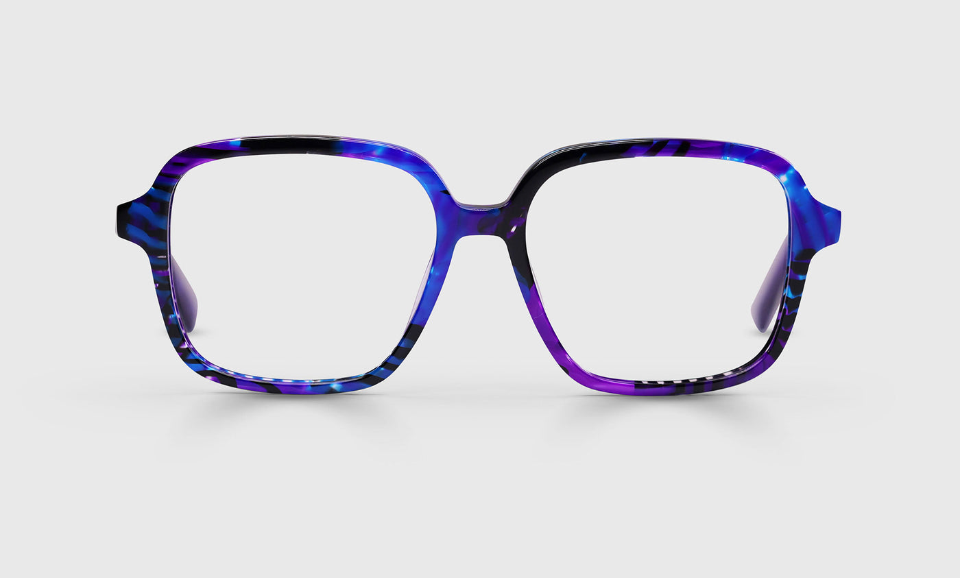 Blue Zebra & Purple Crystal Temples - Peer Review Color 10 - Perfect for Yoga, Meditation, and Home Decor | Wholesale Bulk Orders Available