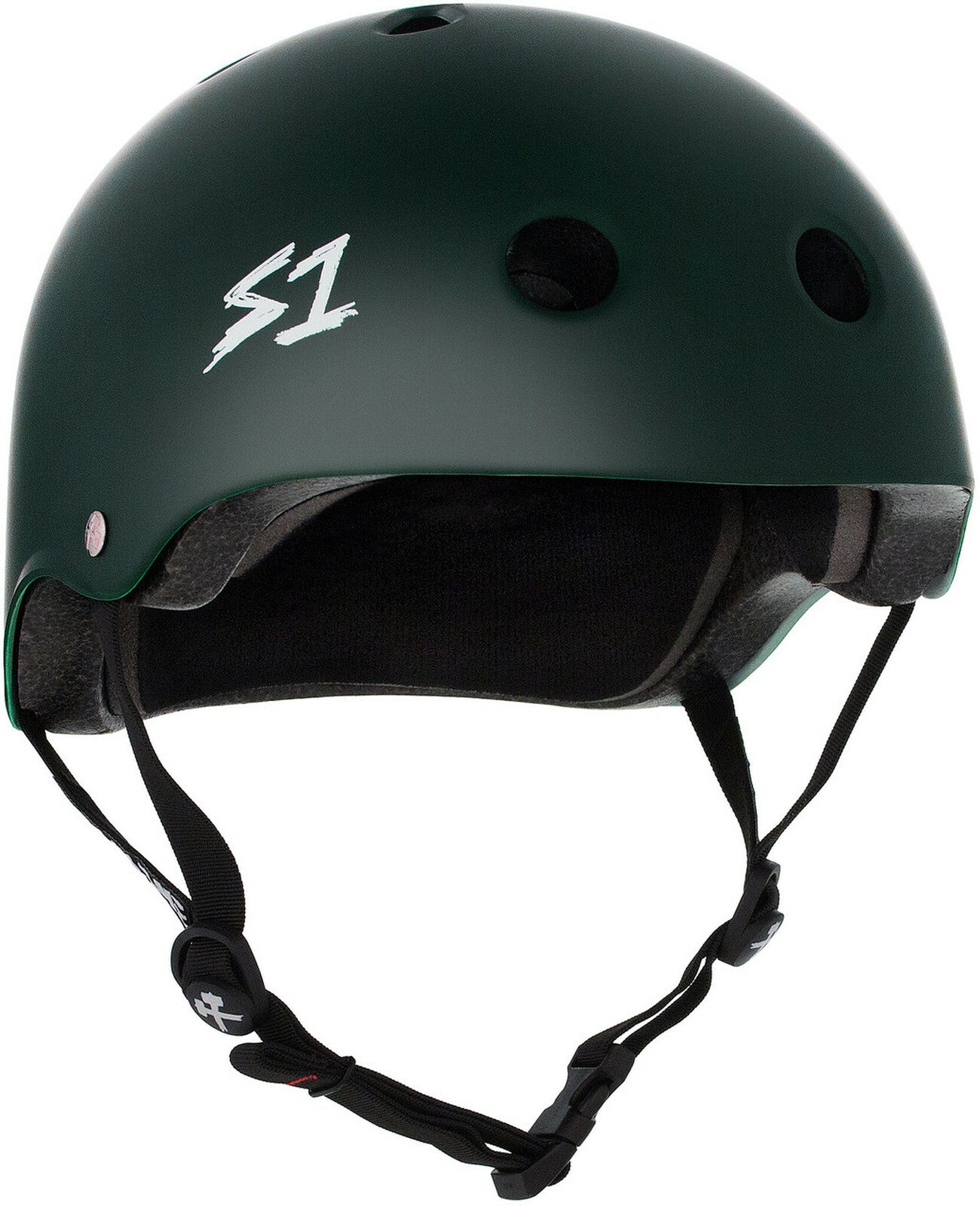 S1 Lifer Helmet - Dark Green Matte Finish - Lightweight & Durable Bike Helmet for Cycling, Mountain Biking & Outdoor Sports