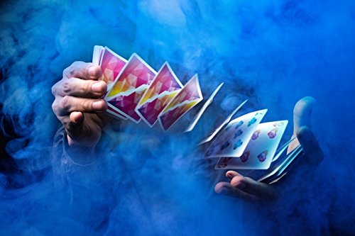 Premium USPCC Playing Cards - Blue & Red Deck for Poker, Magic Tricks & Card Games | High-Quality Casino Style Cards for Professional & Home Use