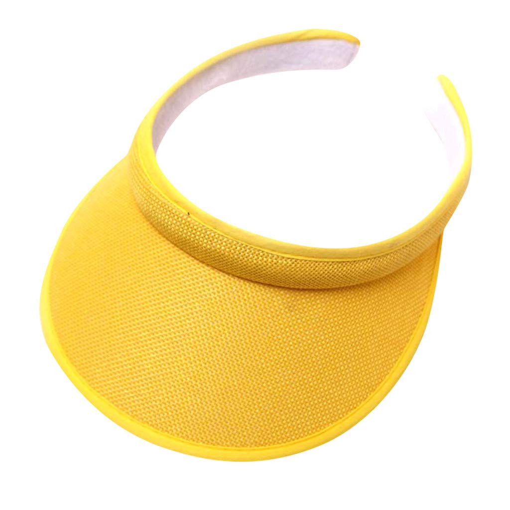 Shiny Rhinestone Plain Sports Sun Visor Hat - Adjustable Summer Golf Tennis Cycling Cap for Women - Perfect for Outdoor Activities, Beach, Running & Fashion Accessories