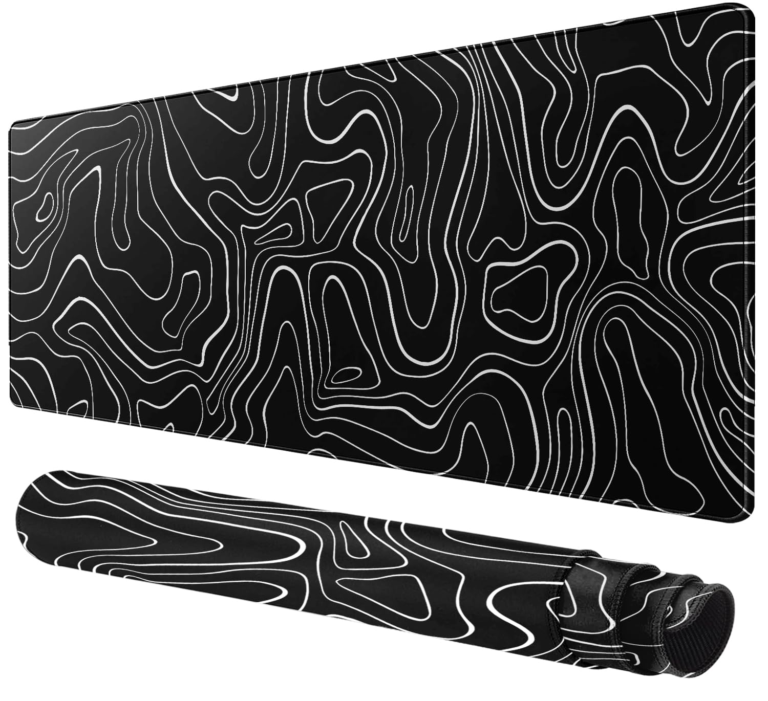Premium Non-Slip Gaming Mouse Pad - Extra Large Desk Mat with Stitched Edges for PC, Laptop & Office Work | Perfect for Gamers, Programmers & Home Office Use