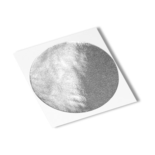 3M 1430 High-Temperature Silver Acrylic Aluminum Foil Tape with Reinforced Adhesive - 1.5