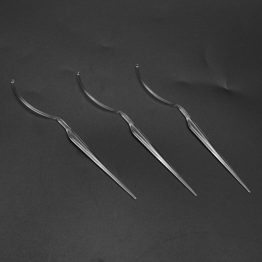 FOMIYES 3-Piece Eyelash Extension Holder Set - Professional Eyelash Wearing Tool, Lash Applicator, Display Wand & Grafting Tool for Fake Eyelashes (White) - Perfect for Salon, Home Use & DIY Lash Extensions