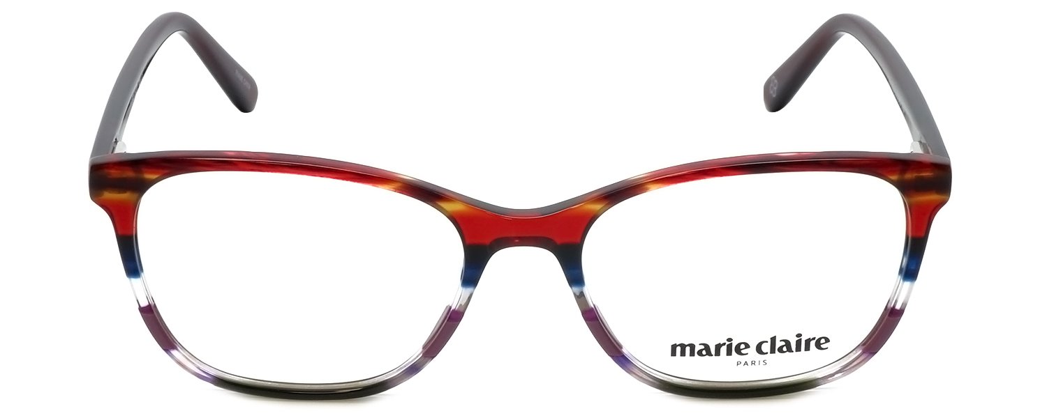 Stylish Bordeaux Striped Designer Reading Glasses MC6246 BST - 53mm +2.75 Strength for Women & Men - Perfect for Reading Books, Using Smartphones & Close Work