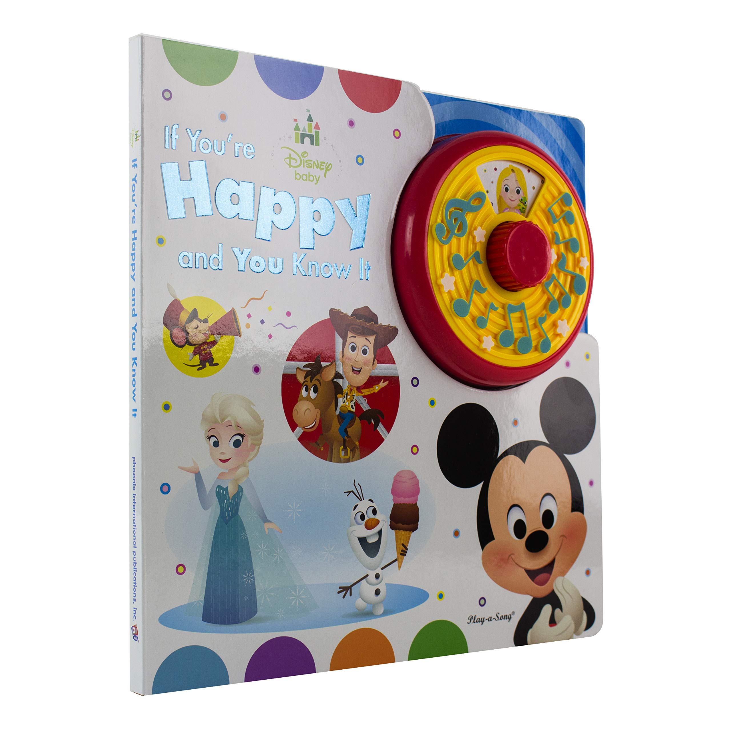 Disney Baby Sound Book - Mickey Mouse, Toy Story & Frozen Musical Toy with 