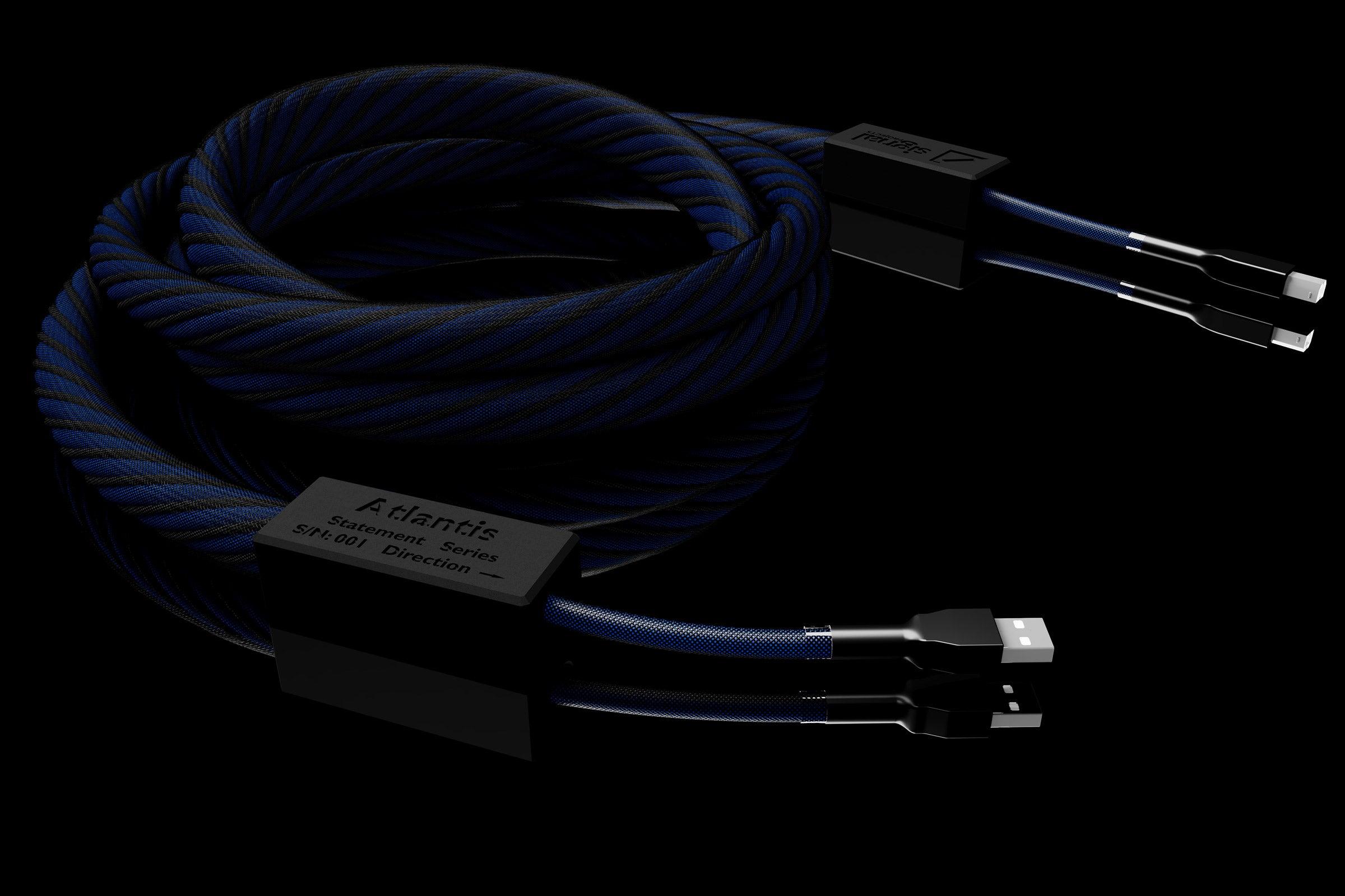 High-Speed Signal Projects Atlantis USB Cable - Durable & Fast Charging for Smartphones, Tablets, and Laptops - Perfect for Home, Office, and Travel Use