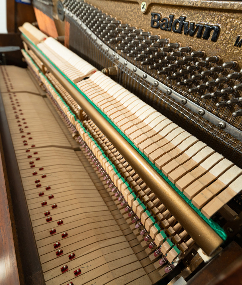 Baldwin 2071 Upright Piano - Satin Mahogany Finish | Used Vintage Piano with Serial Number 1508009 | Perfect for Home, Studio & Music Classroom