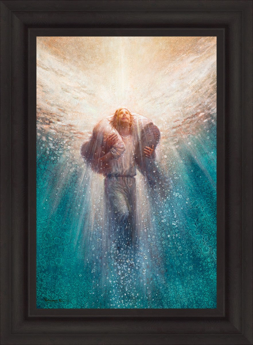 Deep Waters By Yongsung Kim - Premium Wall Art Canvas Print - Ocean Wave Painting for Home & Office Decor - Perfect for Living Room, Bedroom, and Office Spaces
