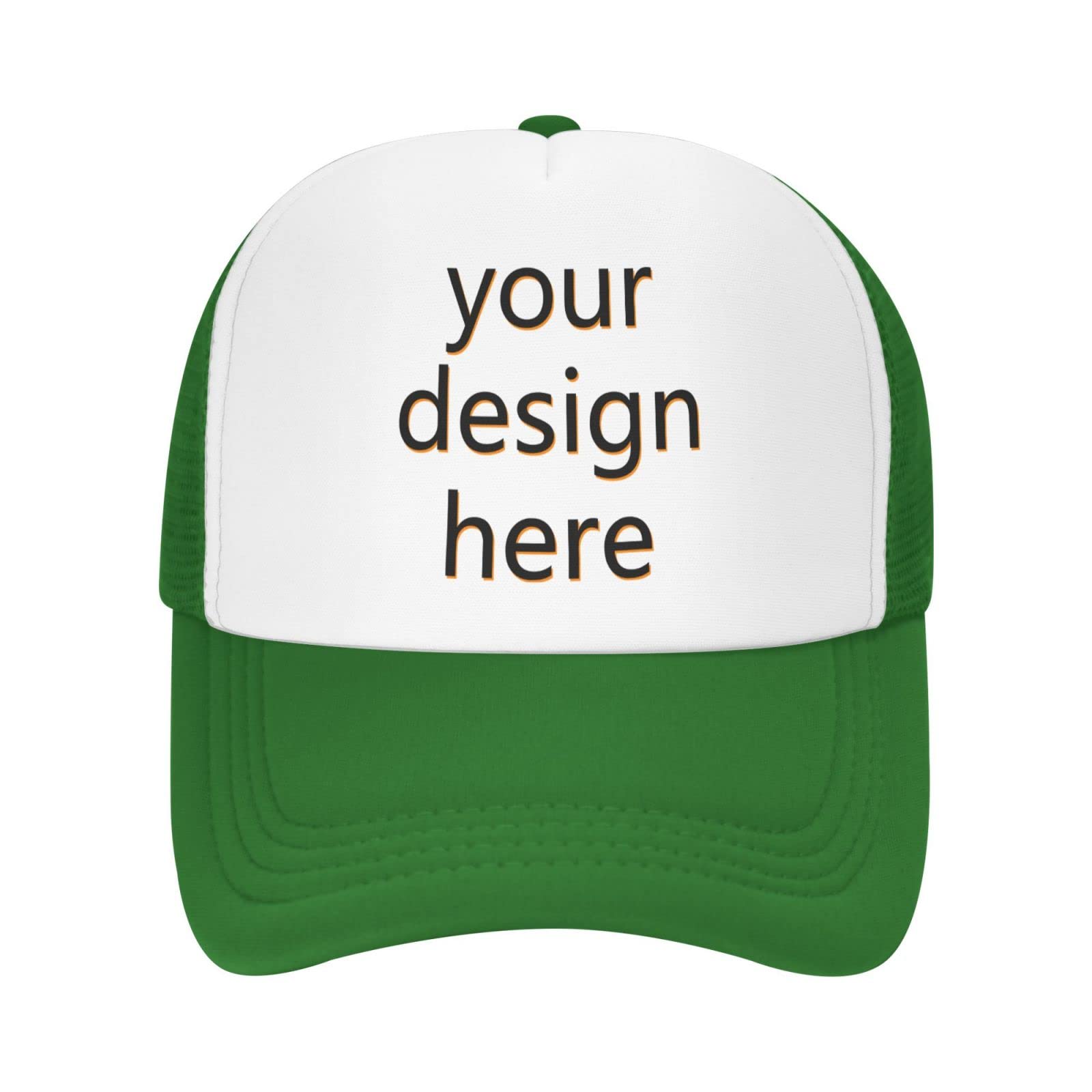 Custom Baseball Hats with Photo & Text - Personalized Trucker Caps for Men - Perfect for Sports, Outdoor Activities & Gifts