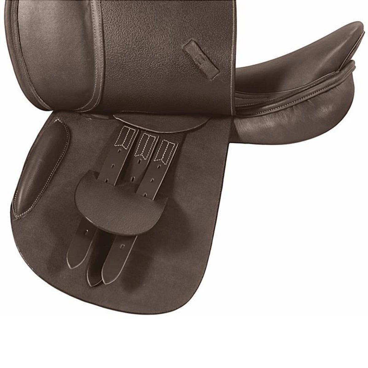 HDR Pro Pony Covered Close Contact Saddle - English Riding Saddle for Jumping & Dressage - Perfect for Equestrian Training & Horse Shows