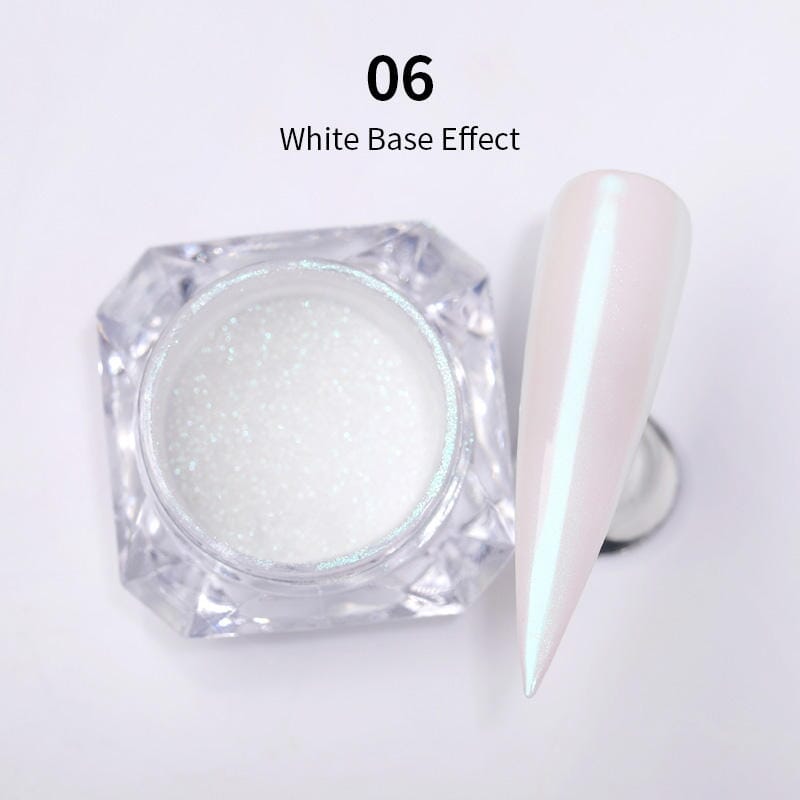 Mirror Pearl Chrome Pigment Powder - High-Quality Metallic Cosmetic & Nail Art Glitter - Perfect for DIY Crafts, Soap Making, and Resin Jewelry