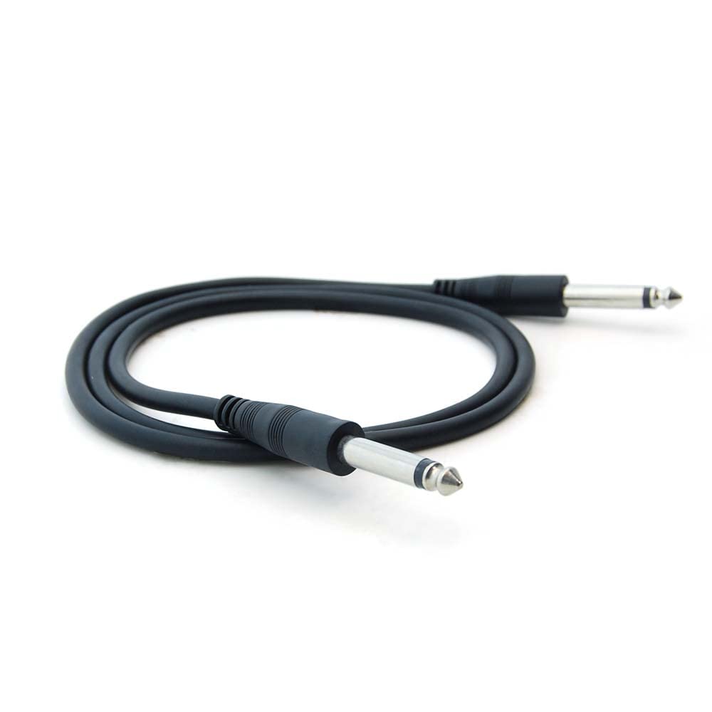 10ft 1/4 Inch Electric Instrument Cable - High Quality Amp Cord for Electric Guitar, Bass Guitar, Pro Audio Equipment, Speaker, Amplifier & Mixer - Perfect for Live Performances, Studio Recording & Home Practice