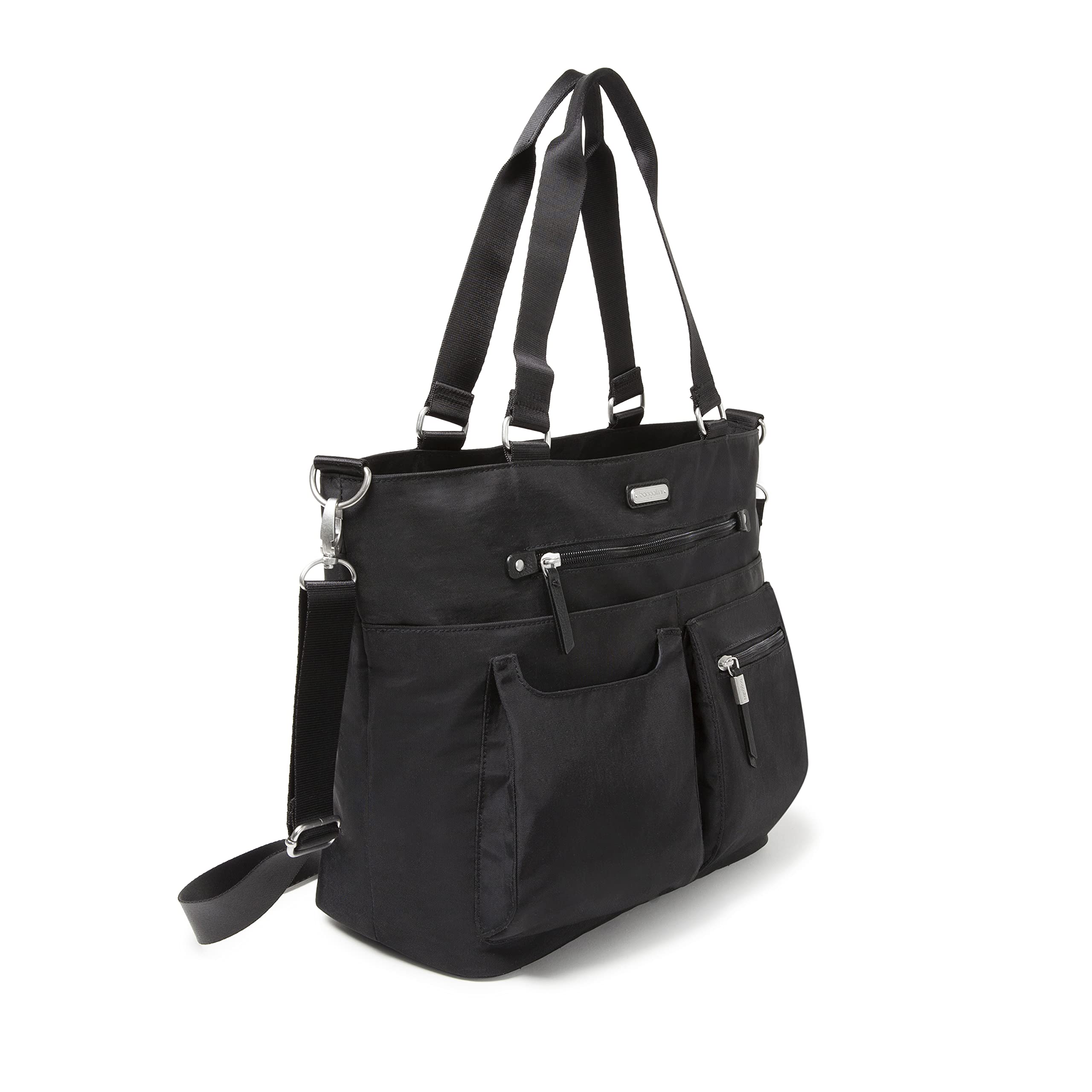 Baggallini RFID Blocking Any Day Tote Bag with Detachable Phone Wristlet - Perfect for Travel, Work & Everyday Use