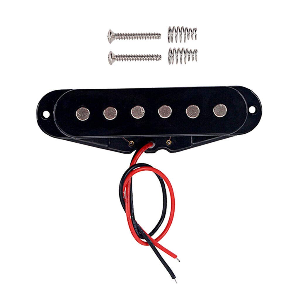 Single Coil Guitar Pickup for Electric Guitar - Middle Position, 50mm Pole Spacing | Replacement Part for Guitar Repair & Upgrade | Perfect for Blues, Rock & Metal Music