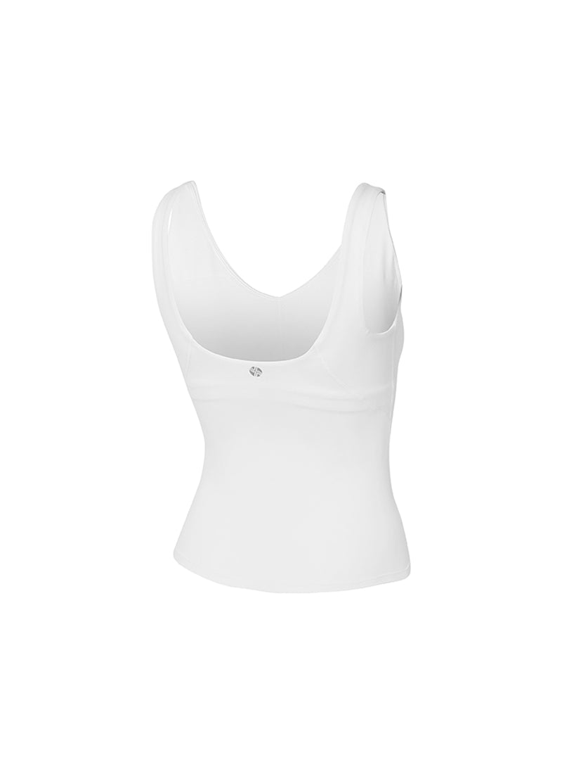 Black Label Signature Breathe V-Neck Tank Top for Women - Soft Stretchy Workout Shirt - Gym, Yoga & Casual Wear