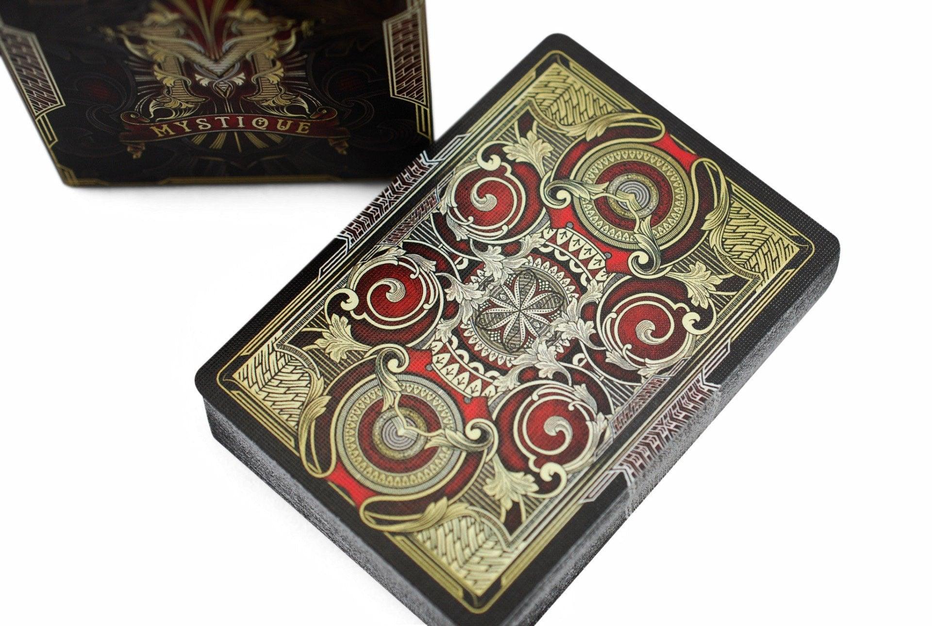 Bicycle® Mystique Playing Cards - Premium Poker Cards for Magic Tricks, Cardistry & Game Nights - Perfect for Professional Magicians, Card Players & Collectors