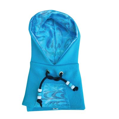 Avian Fashions Men's Ocean Blue Zip Up Hoodie - Lightweight Fleece Pullover for Casual Wear, Gym & Outdoor Activities