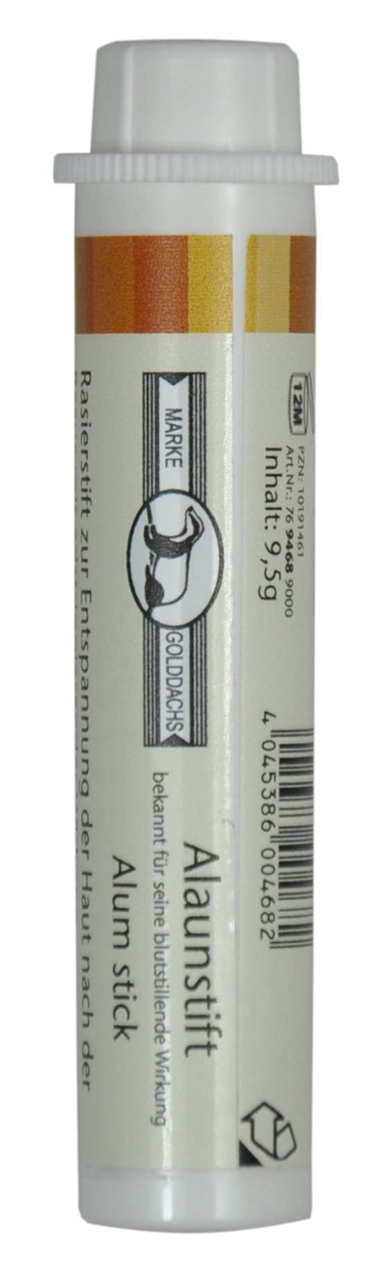 Original Golddachs Alum Styptic Pencil for Shaving Cuts - Germany Made Travel Size 0.3 oz - First Aid for Razor Burns & Nicks - Perfect for Men's Grooming & Travel Essentials