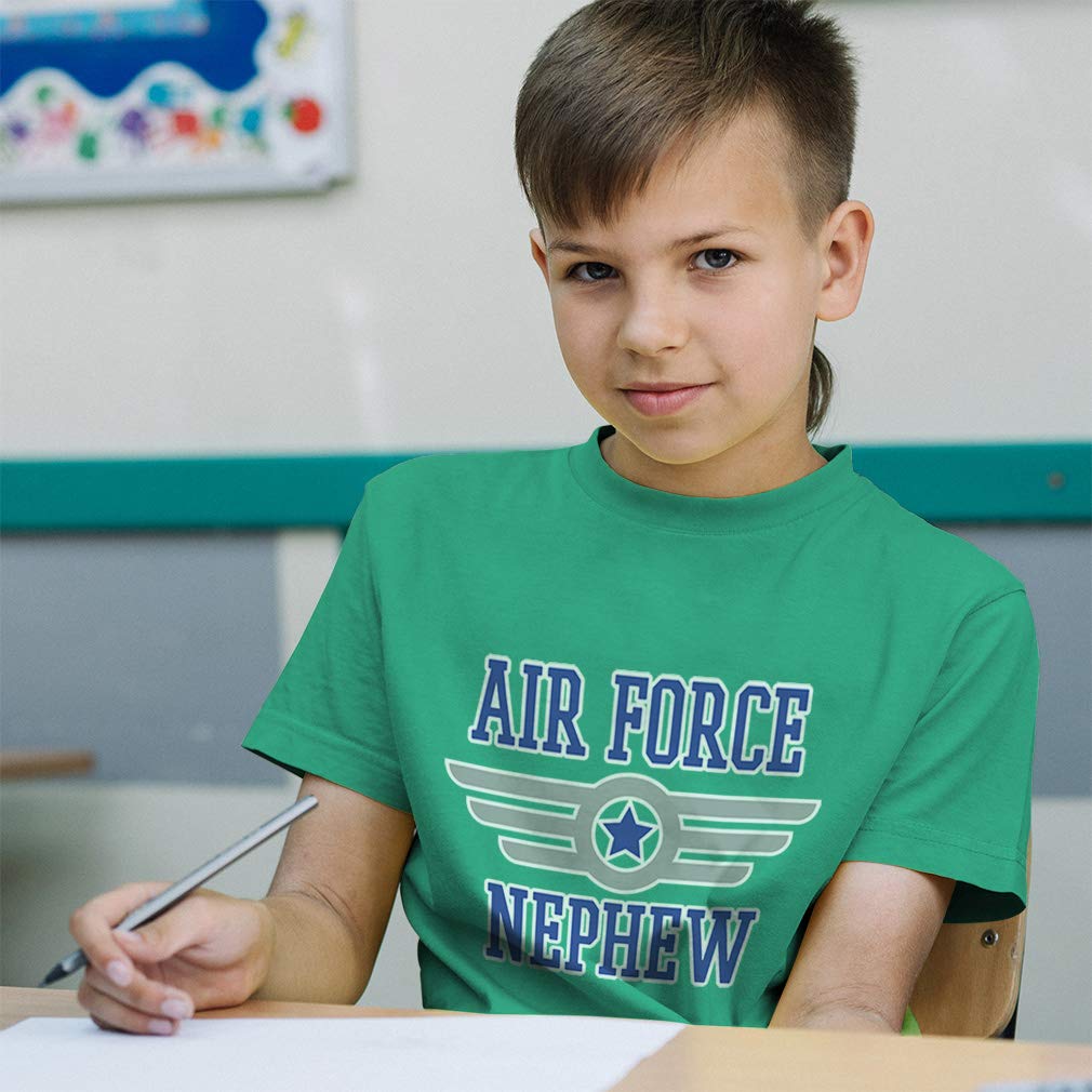 Adorable Air Force Toddler T-Shirt for Nephews & Nieces - Soft Cotton Kids' Military Apparel - Perfect for Family Gatherings & Air Force Themed Events