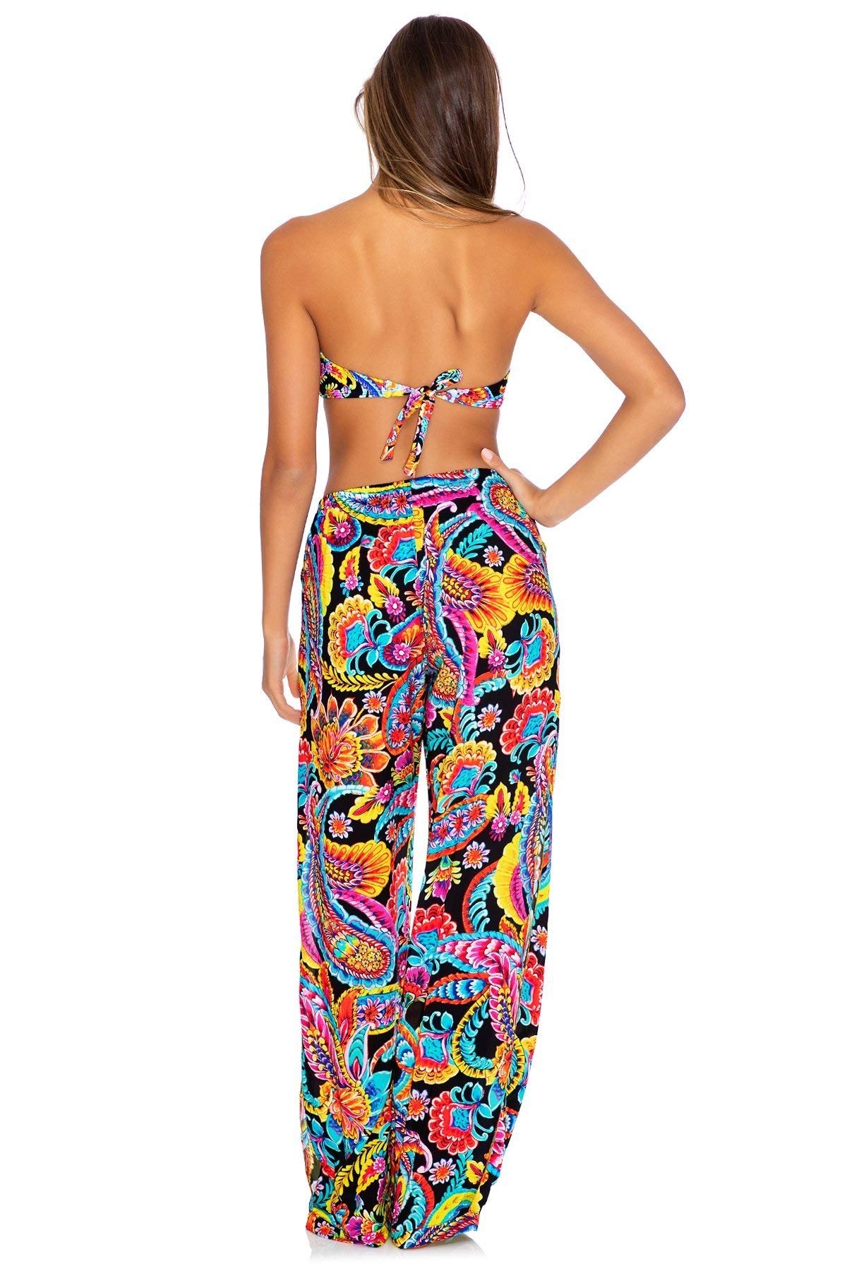 Moon Nights - Gold V Ring Bandeau Top for Women | Sexy Strapless Crop Top | Perfect for Beach, Party & Date Night Outfits