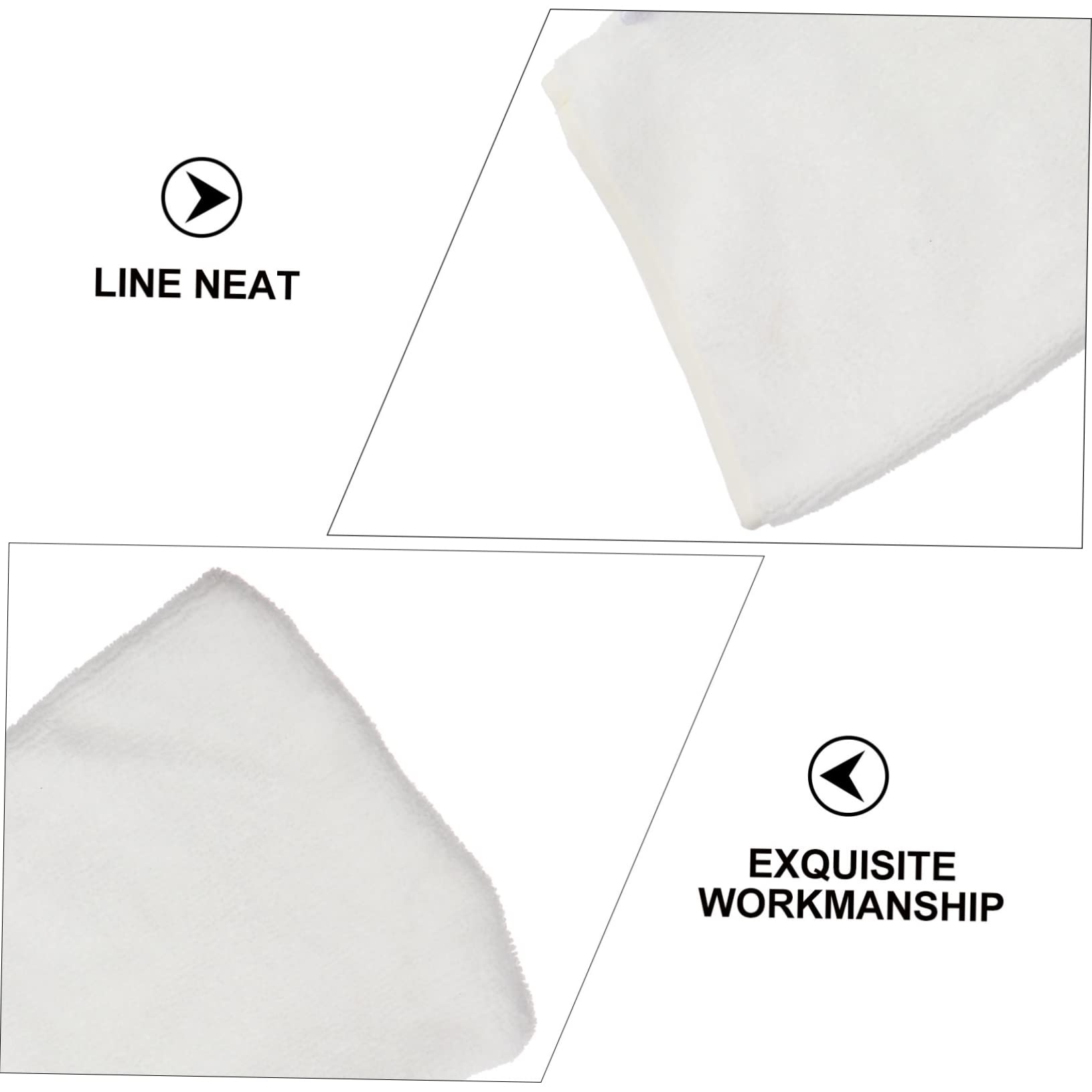 Soft Exfoliating Gloves for Face Cleaning & Makeup Removal - Set of 8 for Spa & Skincare