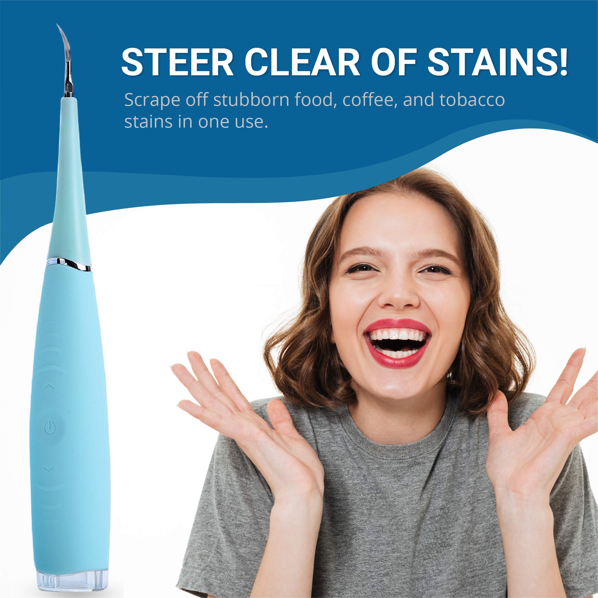 Professional Dental Cleaner Tool Kit for Adults - 100% Safe & Effective Teeth Cleaning Tools - Perfect for Home Dental Care, Travel & Oral Hygiene Maintenance